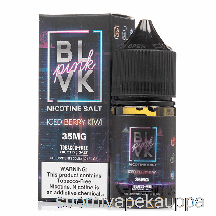 Vape Kauppa Jäämarja Kiivi Suola - Blvk Pink Sarja - Blvk - 30ml 35mg